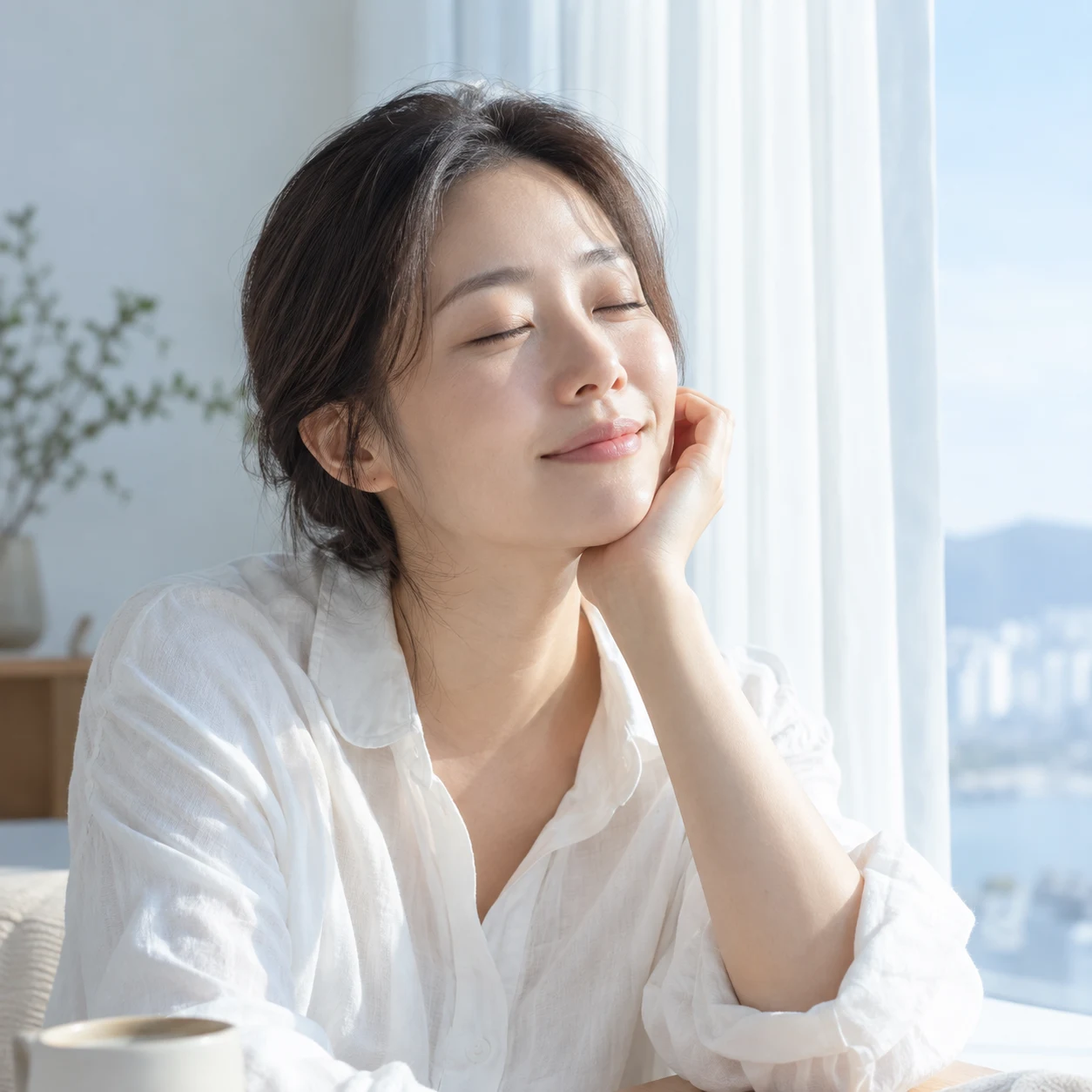 우울증 안내를 위한 연출 이미지